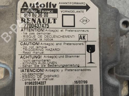 Kollisjonspute styreenhet RENAULT MEGANE I Coach (DA0/1_)  | BP13241790M53 