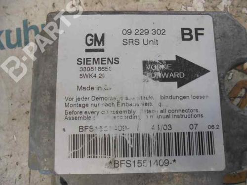 Kollisjonspute styreenhet OPEL ASTRA G Hatchback (T98) 1.7 CDTI (F08, F48) | BP2483652M53 