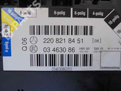 Switch MERCEDES-BENZ S-CLASS (W220) S 400 CDI (220.028, 220.128) | BP2488333I30 