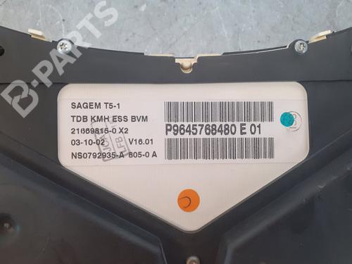 Instrument cluster PEUGEOT 307 Break (3E)  | BP10136944C47 