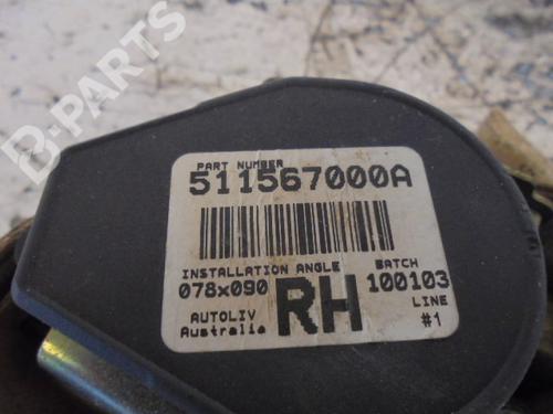 Sikkerhedssele foran højre SSANGYONG REXTON / REXTON II (GAB_)  | BP8754481I25 