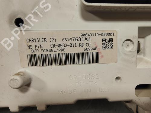 Instrument cluster CHRYSLER PT CRUISER (PT_)  | BP11266699C47 