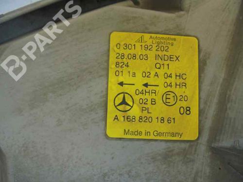 Right headlight MERCEDES-BENZ A-CLASS (W168) A 170 CDI (168.009, 168.109) | BP2484506C29 