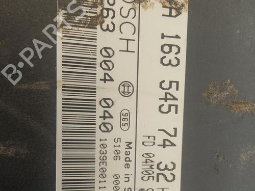 Electronic module MERCEDES-BENZ M-CLASS (W163) ML 270 CDI (163.113) | BP15670965M83 