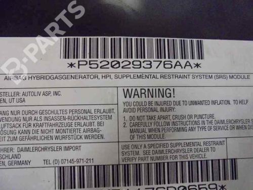 Driver airbag CHRYSLER VOYAGER IV (RG, RS) 2.8 CRD | BP2485510C9 