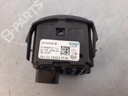 Headlight switch RENAULT MEGANE III Hatchback (BZ0/1_, B3_) 1.2 TCe (BZ2B, BZ11) | BP9509049I24 