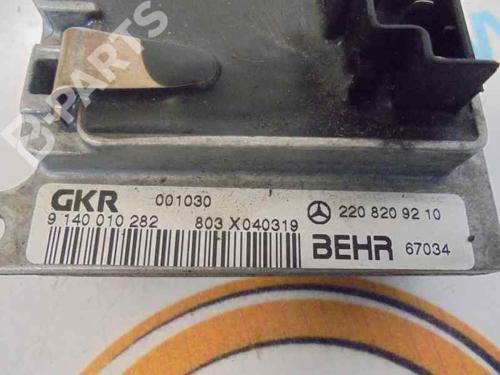 Heater resistor MERCEDES-BENZ S-CLASS (W220) S 400 CDI (220.028, 220.128) | BP11662588M108 