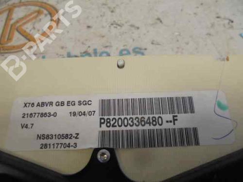 Instrument cluster RENAULT KANGOO (KC0/1_) 1.2 16V (KC05, KC06, KC03, KC0T, KC0W, KC1D) | BP4764131C47 