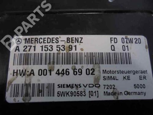 Engine control unit (ECU) MERCEDES-BENZ SLK (R171) 200 Kompressor (171.442) | BP4867066M57 