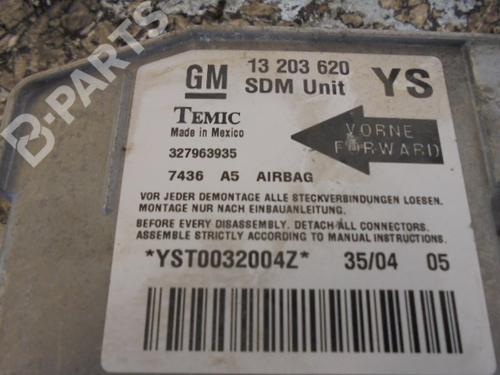 ECU airbags OPEL MERIVA A MPV (X03)  | BP6157391M53 