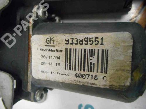 Front left window mechanism OPEL MERIVA A MPV (X03)  | BP2450344C22 