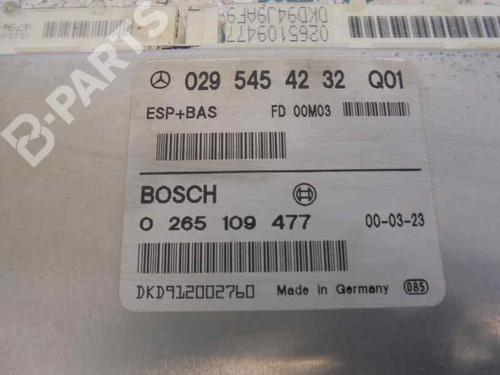 ESP ECU MERCEDES-BENZ A-CLASS (W168) A 170 CDI (168.008) | BP2471225M58 