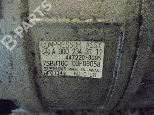 AC compressor MERCEDES-BENZ SPRINTER 4-t Van (B904)  | BP2496523M34 