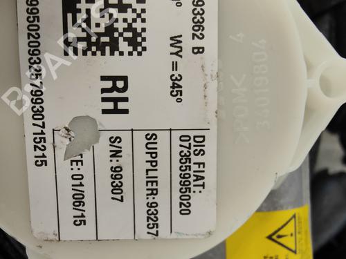 Front right seatbelt FIAT 500L (351_, 352_) | BP33694741I25 - Image 2