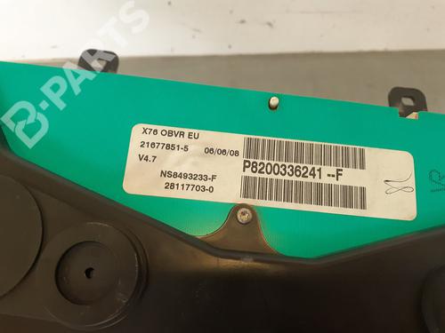 Instrument cluster RENAULT KANGOO (KC0/1_) 1.5 dCi | BP8325108C47 