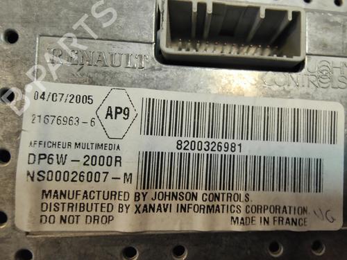 Display monitor RENAULT LAGUNA II (BG0/1_) 2.0 16V (BG03, BG0Z, BG0T, BG1Y) | BP29831185C48 