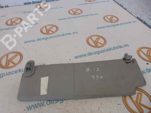 Left sun visor RENAULT MEGANE I Coach (DA0/1_) 1.9 dCi (DA05, DA1F) (102 hp) 3726947