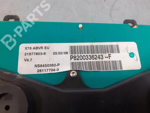 Instrument cluster RENAULT KANGOO (KC0/1_) 1.5 dCi | BP8325092C47 