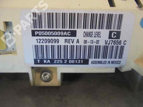 Climate control CHRYSLER VOYAGER IV (RG, RS) 3.3 Flex-Fuel | BP2496559I5 