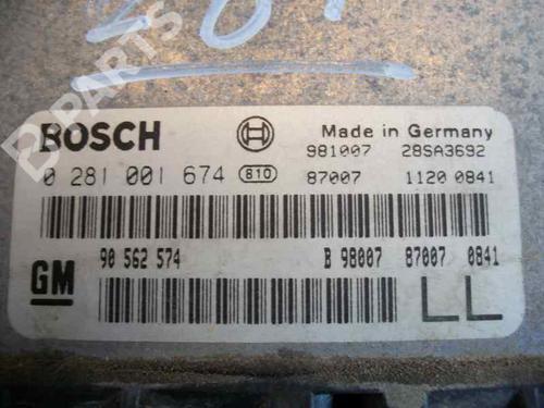 Engine control unit (ECU) OPEL ASTRA G Hatchback (T98)  | BP2484434M57 