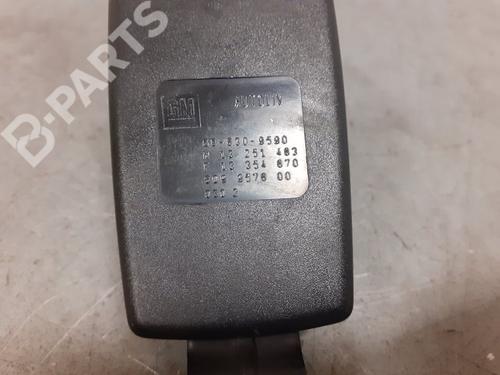Rear right seatbelt CHEVROLET CRUZE (J300)  | BP9224687I28 