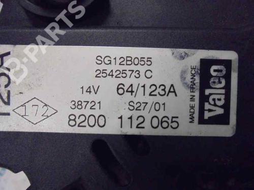 Alternator RENAULT LAGUNA II (BG0/1_) 1.8 16V (BG06, BG0J, BG0M) | BP2494192M7 