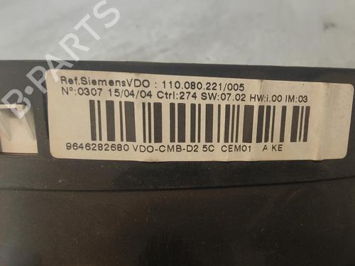 Instrument cluster PEUGEOT 407 (6D_)  | BP12516083C47 