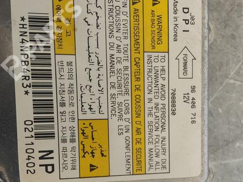 Kollisjonspute styreenhet CHEVROLET LACETTI (J200)  | BP11935018M53 