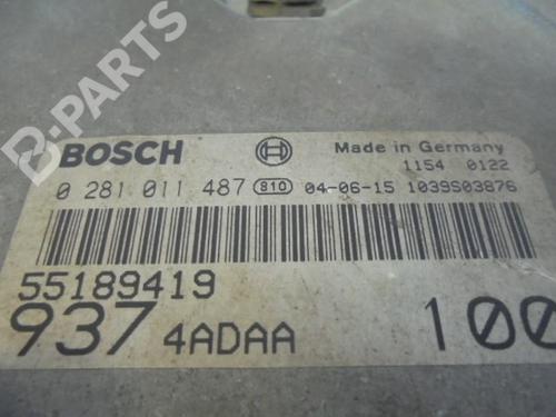 Engine control unit (ECU) ALFA ROMEO 147 (937_) | BP6697191M57