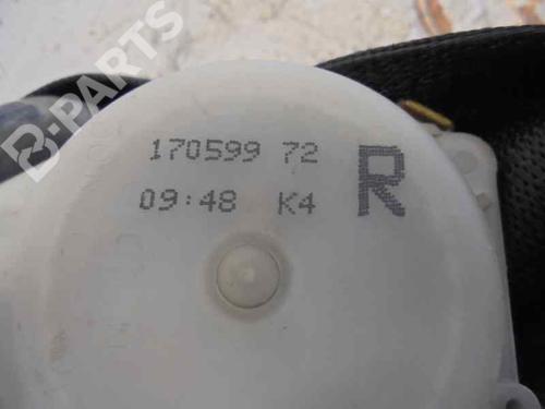 Rear right seatbelt OPEL VECTRA B (J96) 2.0 DTI 16V (F19) | BP6631164I28 