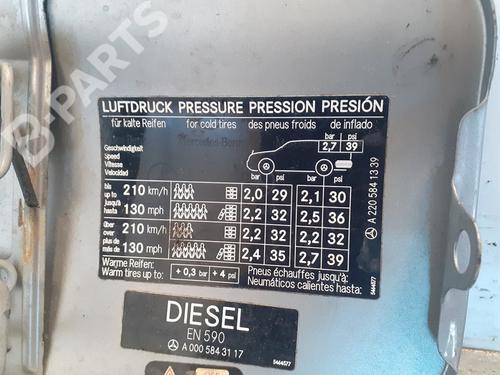 Fuel flap MERCEDES-BENZ S-CLASS (W220) S 320 CDI (220.025, 220.125) | BP8931795C131 