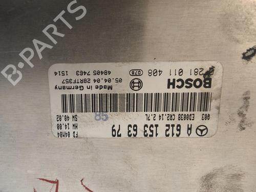 Engine control unit (ECU) MERCEDES-BENZ M-CLASS (W163) ML 270 CDI (163.113) | BP15670982M57 