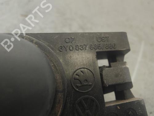 Front right exterior door handle SKODA FABIA I (6Y2)  | BP15014158C129 