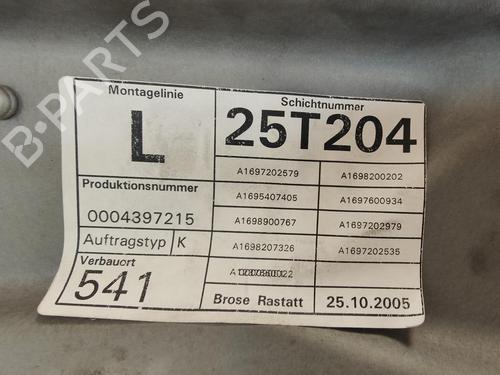 Front left window mechanism MERCEDES-BENZ A-CLASS (W169)  | BP17151786C22 