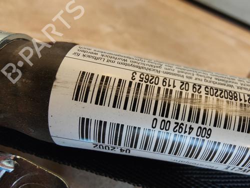 Right curtain airbag MERCEDES-BENZ E-CLASS (W211) E 270 CDI (211.016) | BP27653628C12 