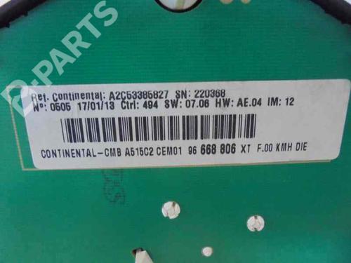 Instrument cluster CITROËN C1 (PM_, PN_) 1.0 | BP3357631C47 