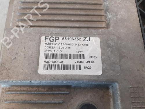 Engine control unit (ECU) OPEL CORSA C (X01) 1.3 CDTI (F08, F68) | BP7515496M57 
