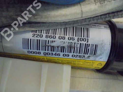 Right curtain airbag MERCEDES-BENZ S-CLASS (W220, V220) S 400 CDI (220.028, 220.128) | BP2463934C12 