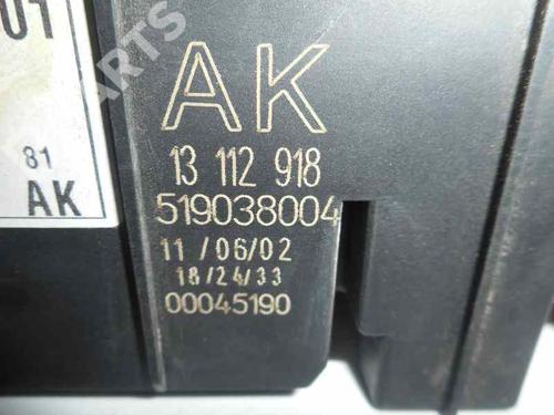 Fuse box OPEL VECTRA C (Z02)  | BP2481756E1 