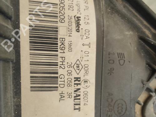 Left headlight RENAULT LAGUNA Coupe (DT0/1) 1.5 dCi | BP30001704C28 