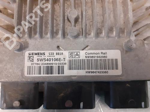 Engine control unit (ECU) CITROËN XSARA (N1) 2.0 HDi 109 | BP9694414M57 