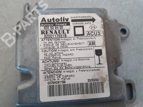 ECU airbags RENAULT MEGANE I Classic (LA0/1_)  | BP8187249M53 