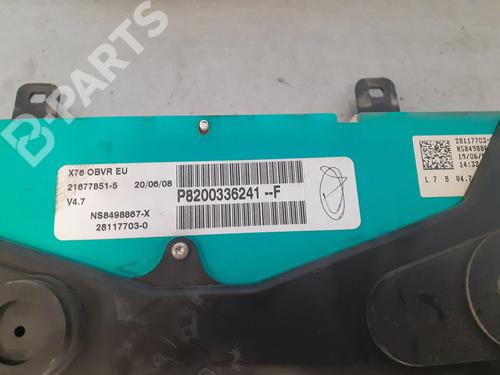 Instrument cluster RENAULT KANGOO (KC0/1_) 1.5 dCi | BP8325142C47 