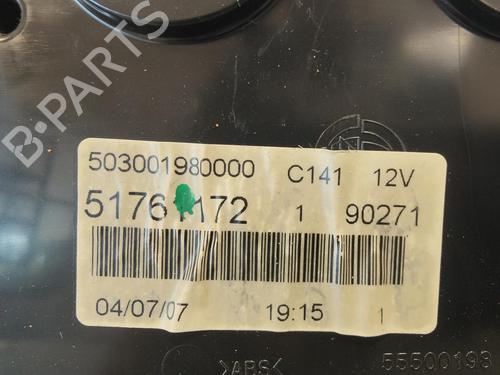Instrument cluster FIAT BRAVO II (198_) 1.9 D Multijet (198AXC1B) | BP16358625C47 