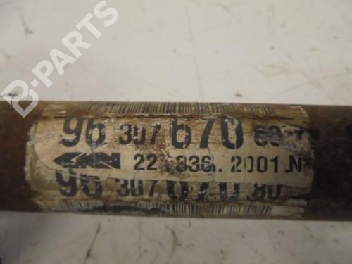 Left front driveshaft PEUGEOT 206 Hatchback (2A/C) 1.4 i | BP6510662M38 
