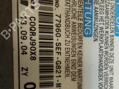 Kollisjonspute styreenhet HONDA ACCORD VII (CL, CN)  | BP16445472M53 