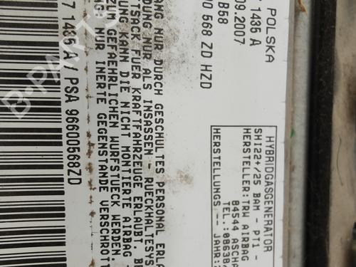 Driver airbag CITROËN C4 Picasso I MPV (UD_)  | BP20036927C9 