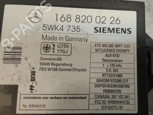 Control unit MERCEDES-BENZ A-CLASS (W168)  | BP17638375M11 
