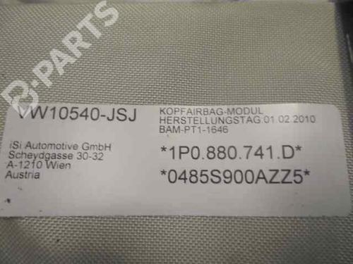 Left curtain airbag SEAT LEON (1P1)  | BP4471709C11 