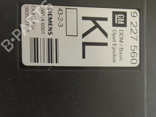 Electronic module OPEL VECTRA C (Z02)  | BP16142523M83 